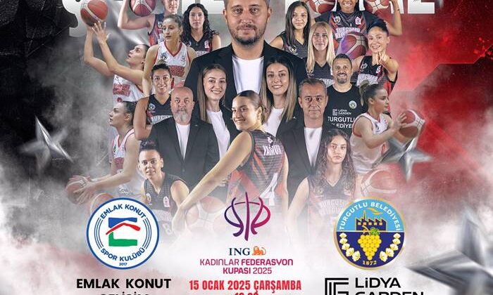 Lidya Garden City Turgutlu Belediyespor Kadın Basketbol Takımının Federasyon Kupası Yolculuğu Başlıyor